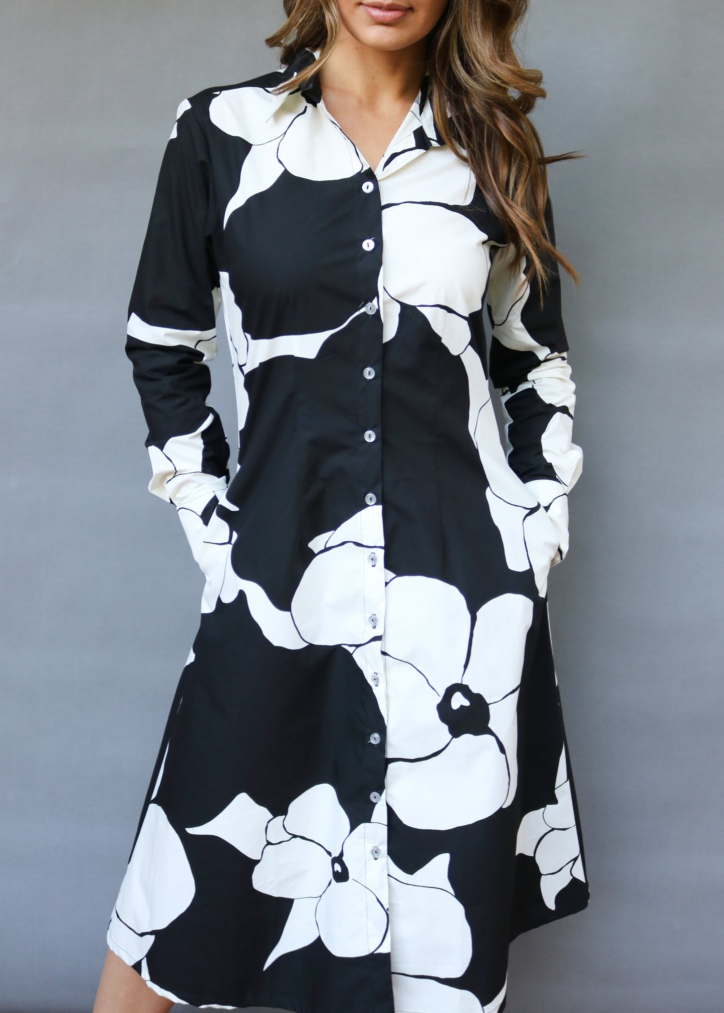 Pansy That - Shirt Dress