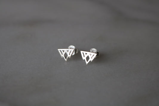 Silver Stud Earrings