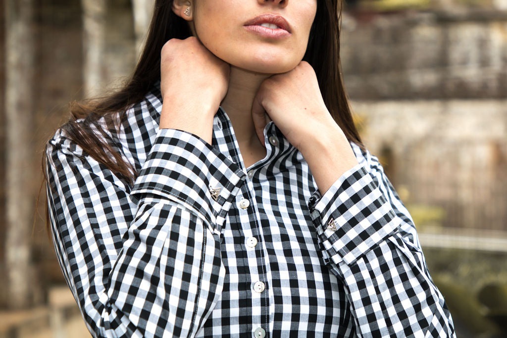 Altitude Gingham French Cuff Shirt