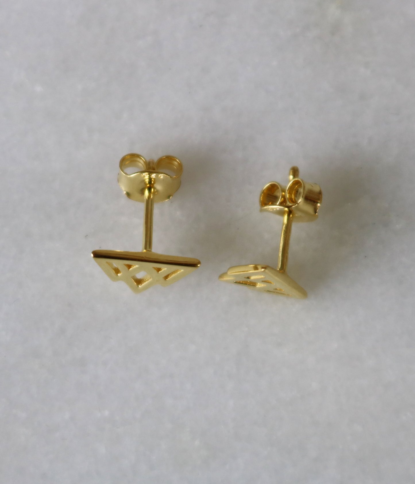 Gold Stud Earrings