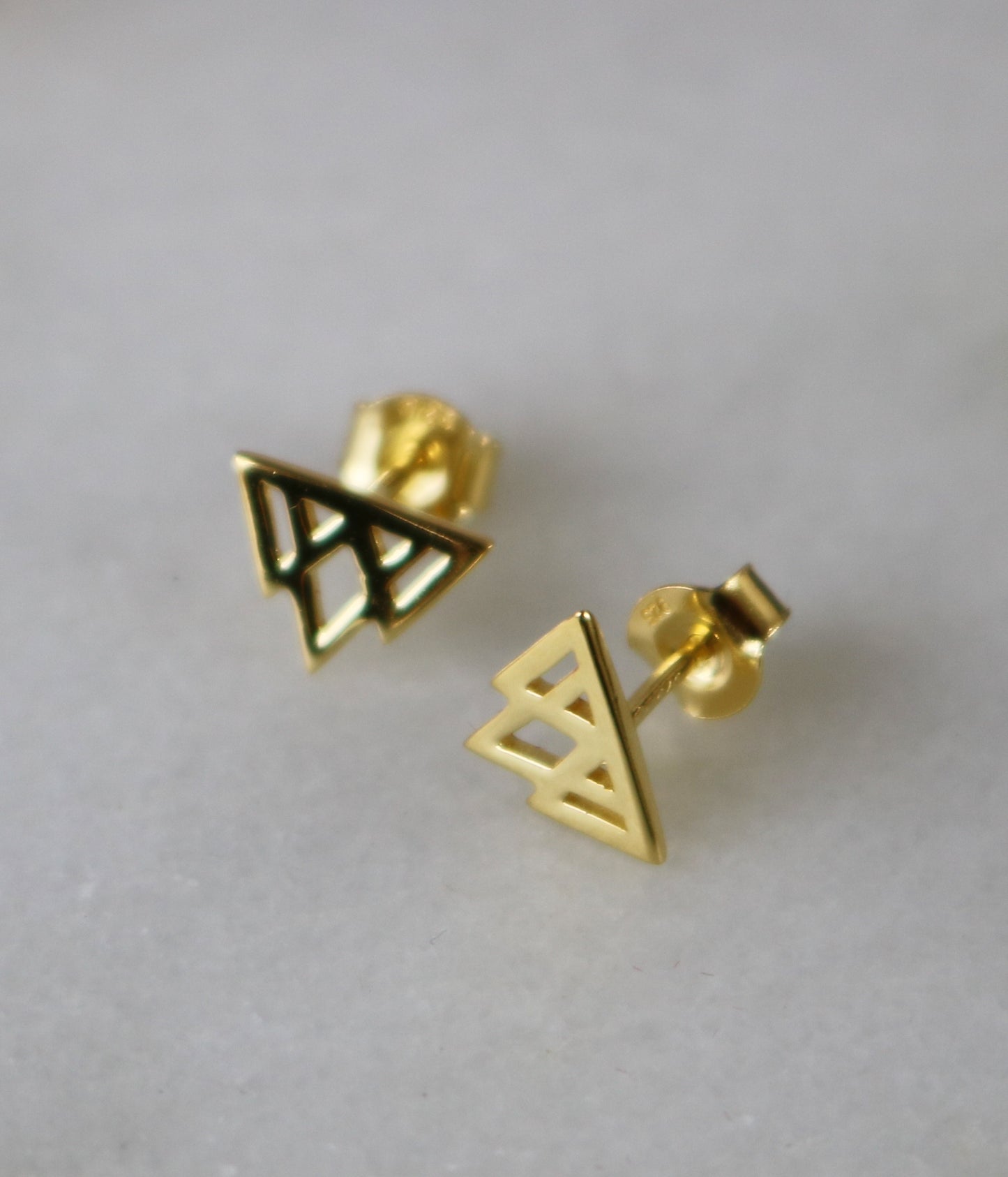 Gold Stud Earrings